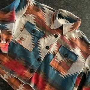 Aztec shacket